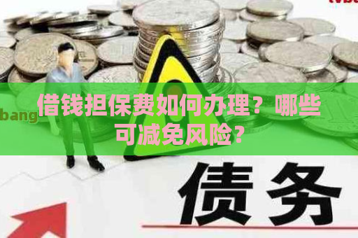 借钱担保费如何办理？哪些可减免风险？