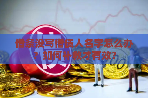 借条没写借债人名字怎么办？如何补救才有效？